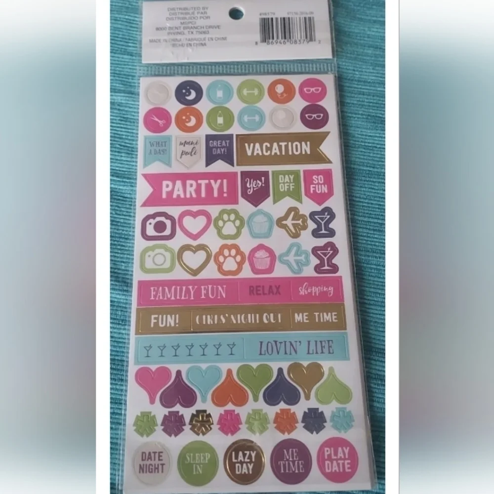 STICKERS' autocollants Pegatinas recollections 305 pc/pz